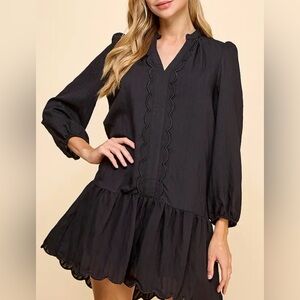 TCEC Black Long Sleeve Dress